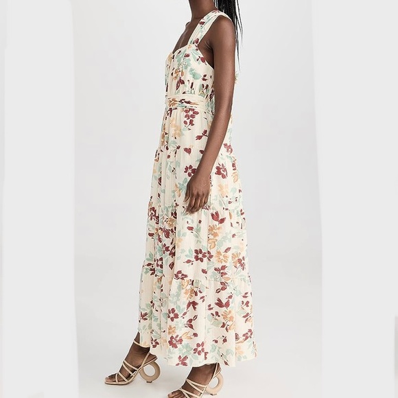 Moon River Floral Sleeveless Midi Dress - Size S - NWT ($138US)! - Picture 4 of 5